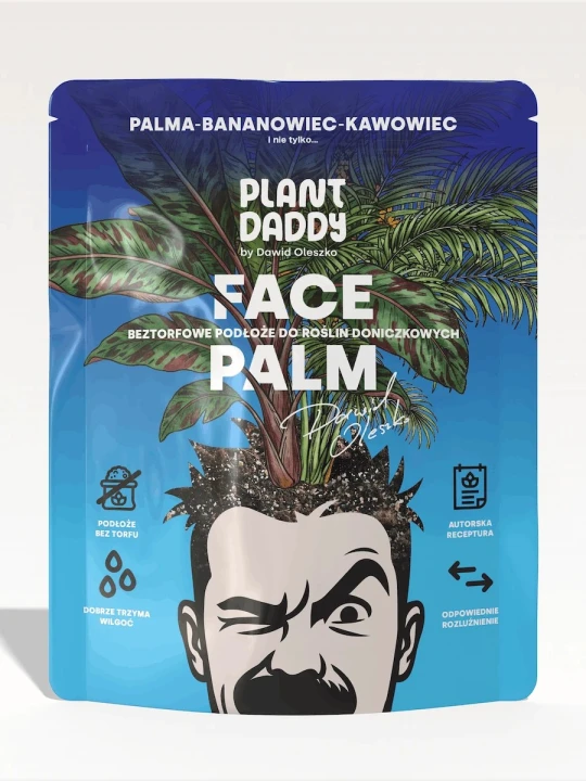 face palm podłoże do palm